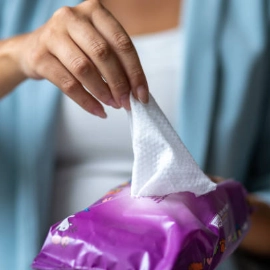 Wet Wipes Production Line with Robot Capping System