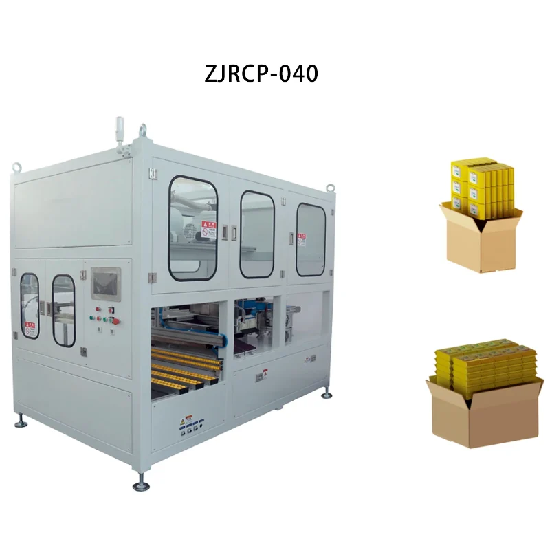 ZIJIANG RCP-040 Robotic Case Packer for Wet Wipes – Fully Automatic End-of-Line Packing System