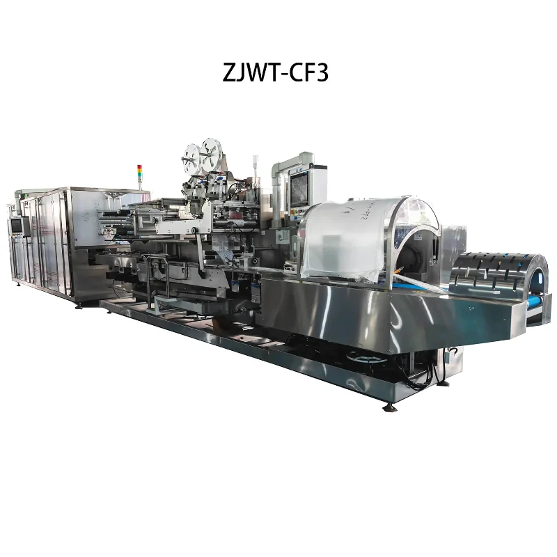 ZJWT-CF3 Full-Automatic Wet Wipes Production Line ——Cross-Fold Type