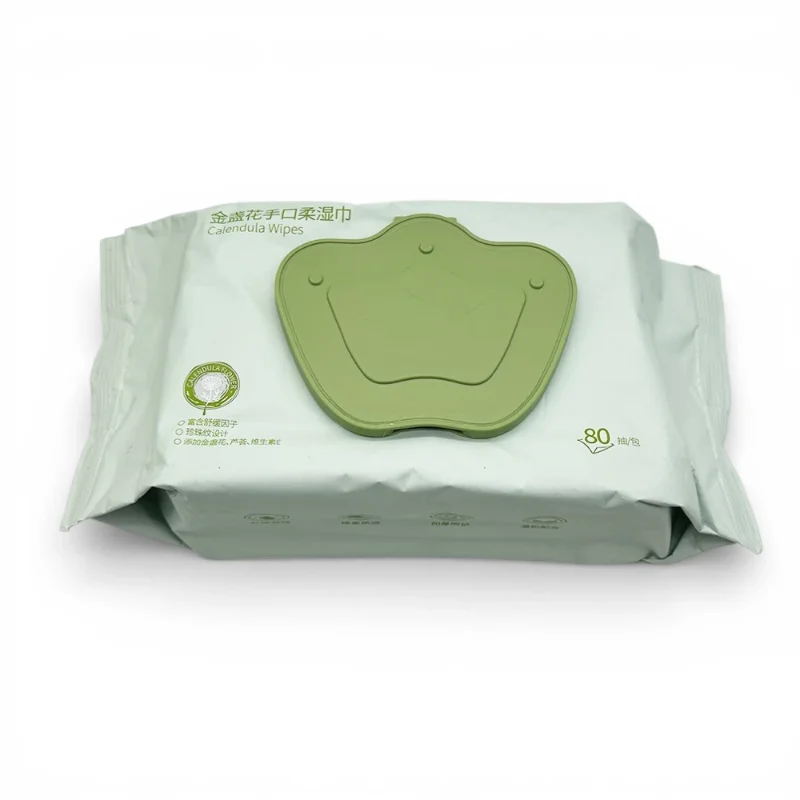 Factory direct custom baby hand and mouth wipes wholesale, thickened pearl pattern, affordable large packaging