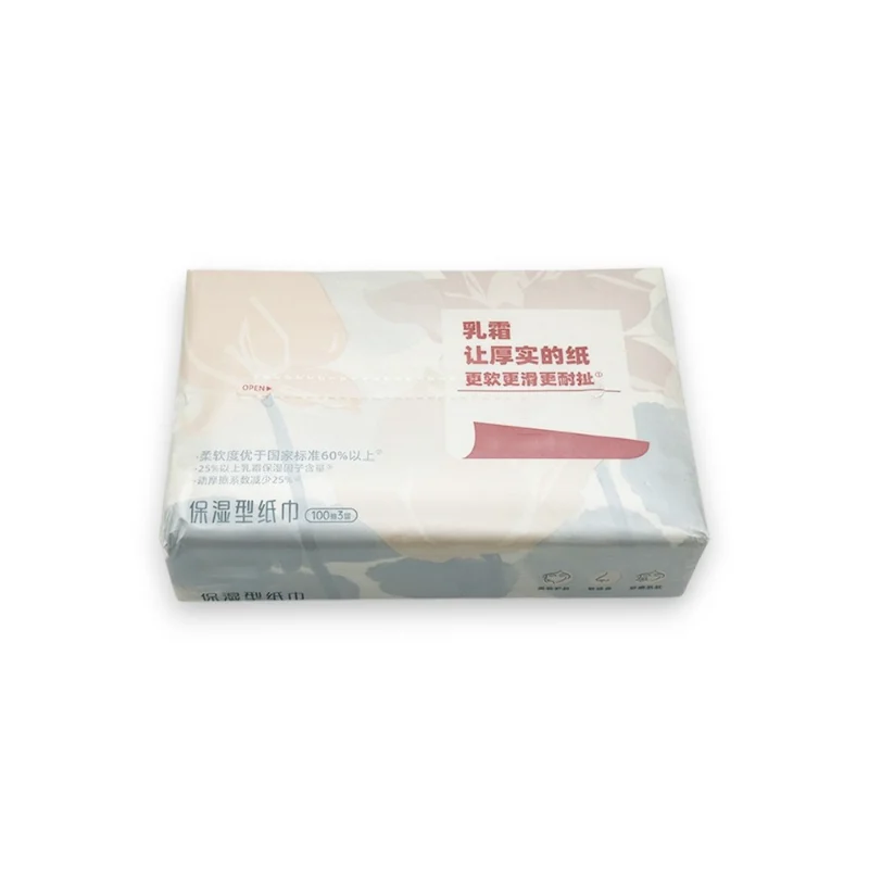 OEM moisturizing tissue factory manufactures softer, smoother and more tear-resistant tissues